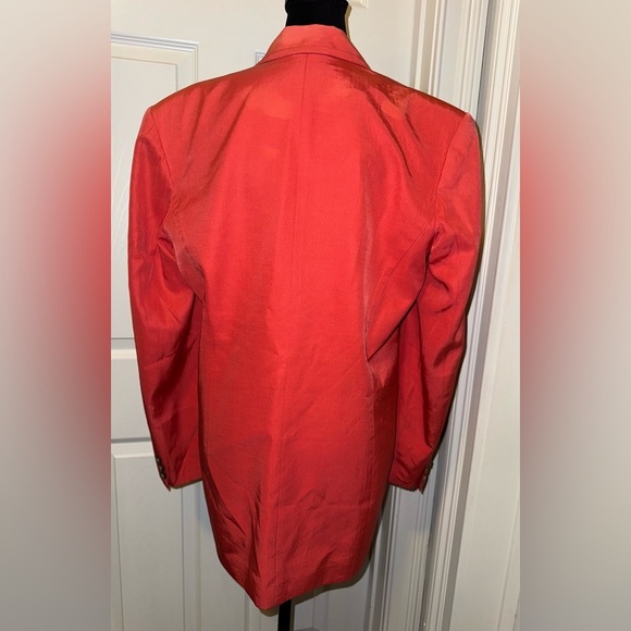 Silx by August Silk Vibrant Orange Blazer - Picture 4 of 6